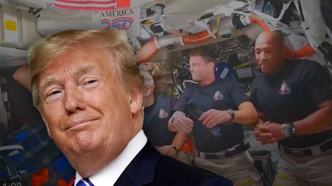 Trump se conecta con la tripulación de Artemis II desde la Tierra