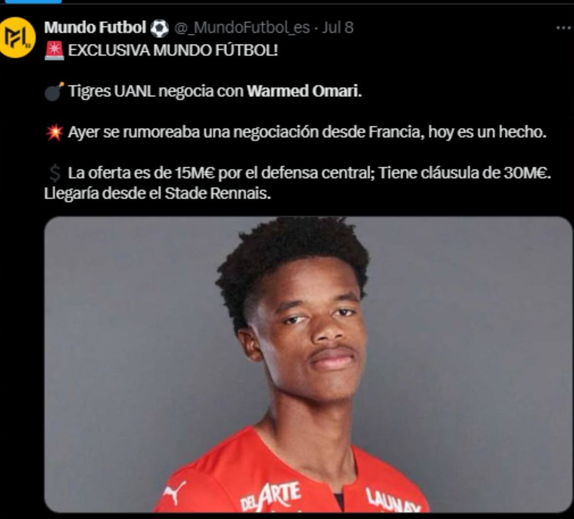 Posible fichaje de Club Tigres.