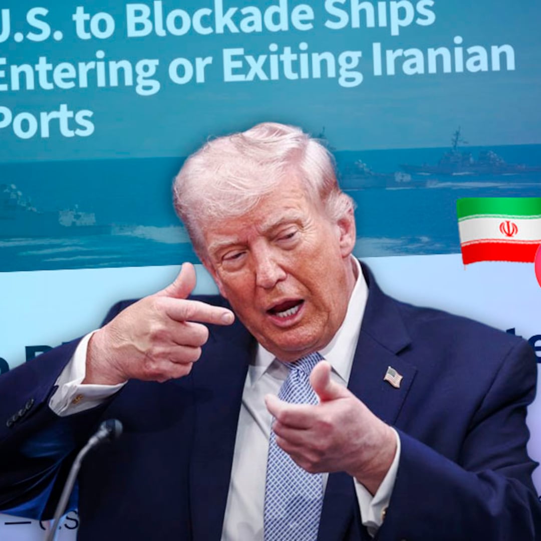 Trump anuncia el inicio del bloqueo a puertos de Irán