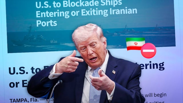 Trump ordena el inicio del bloqueo a puertos de Irán