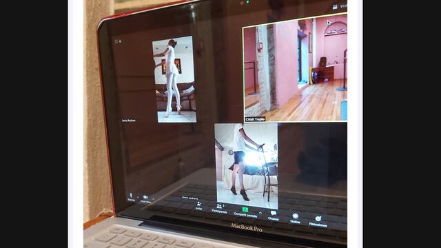 El home office de los bailarines, de las bailarinas