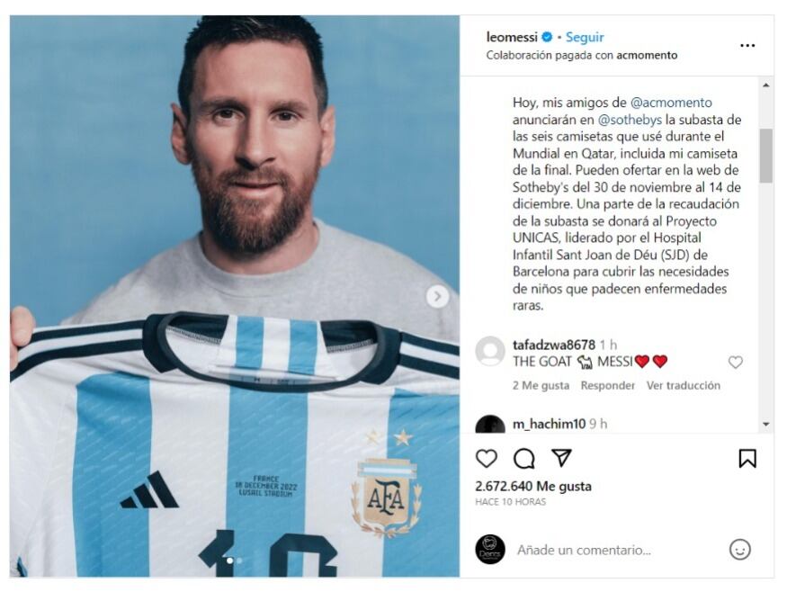 Lionel Messi.