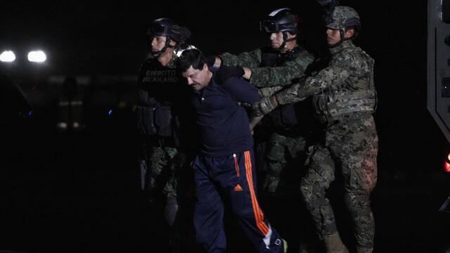 Captura de Joaquín El Chapo Guzmán.
