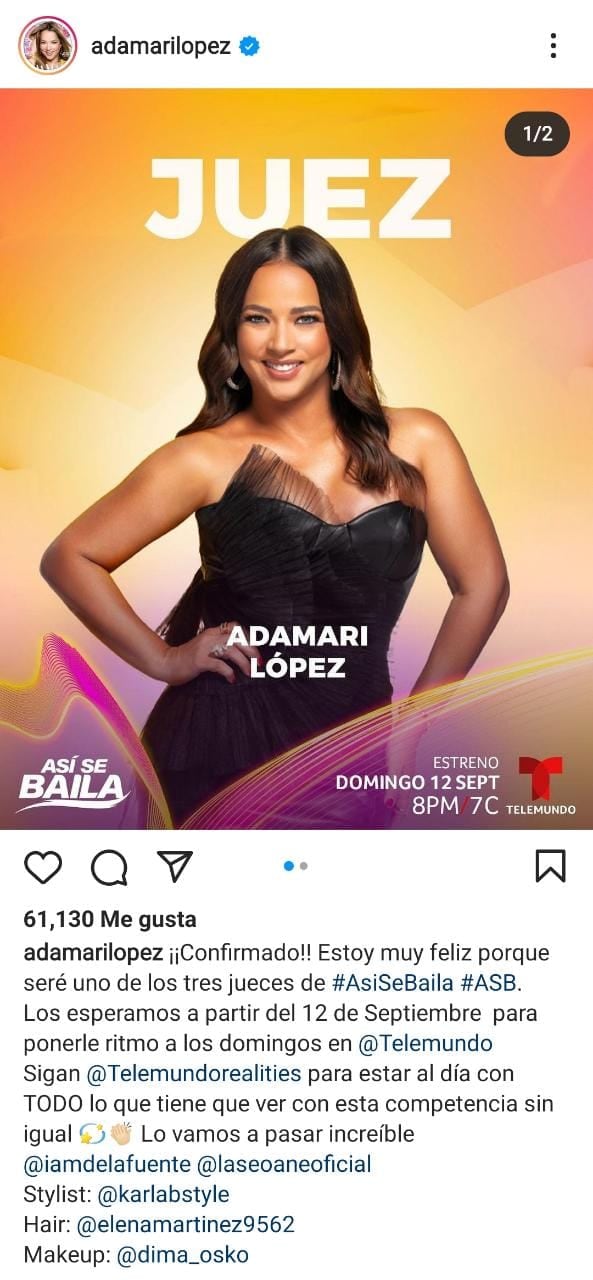 Publicación de Instagram