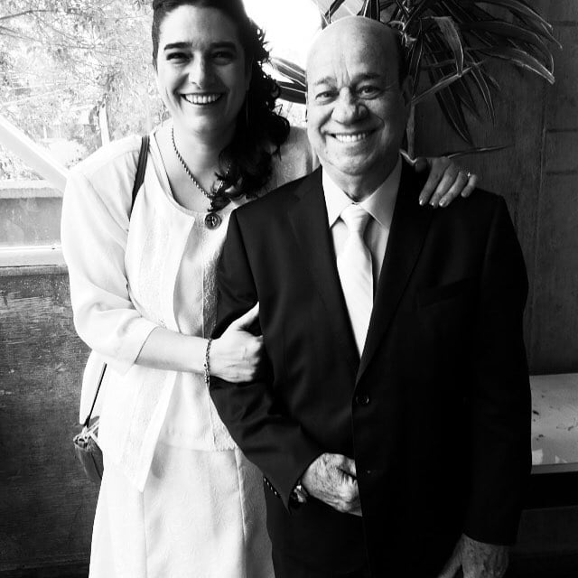 Ricardo de Pascual con su esposa Martha.