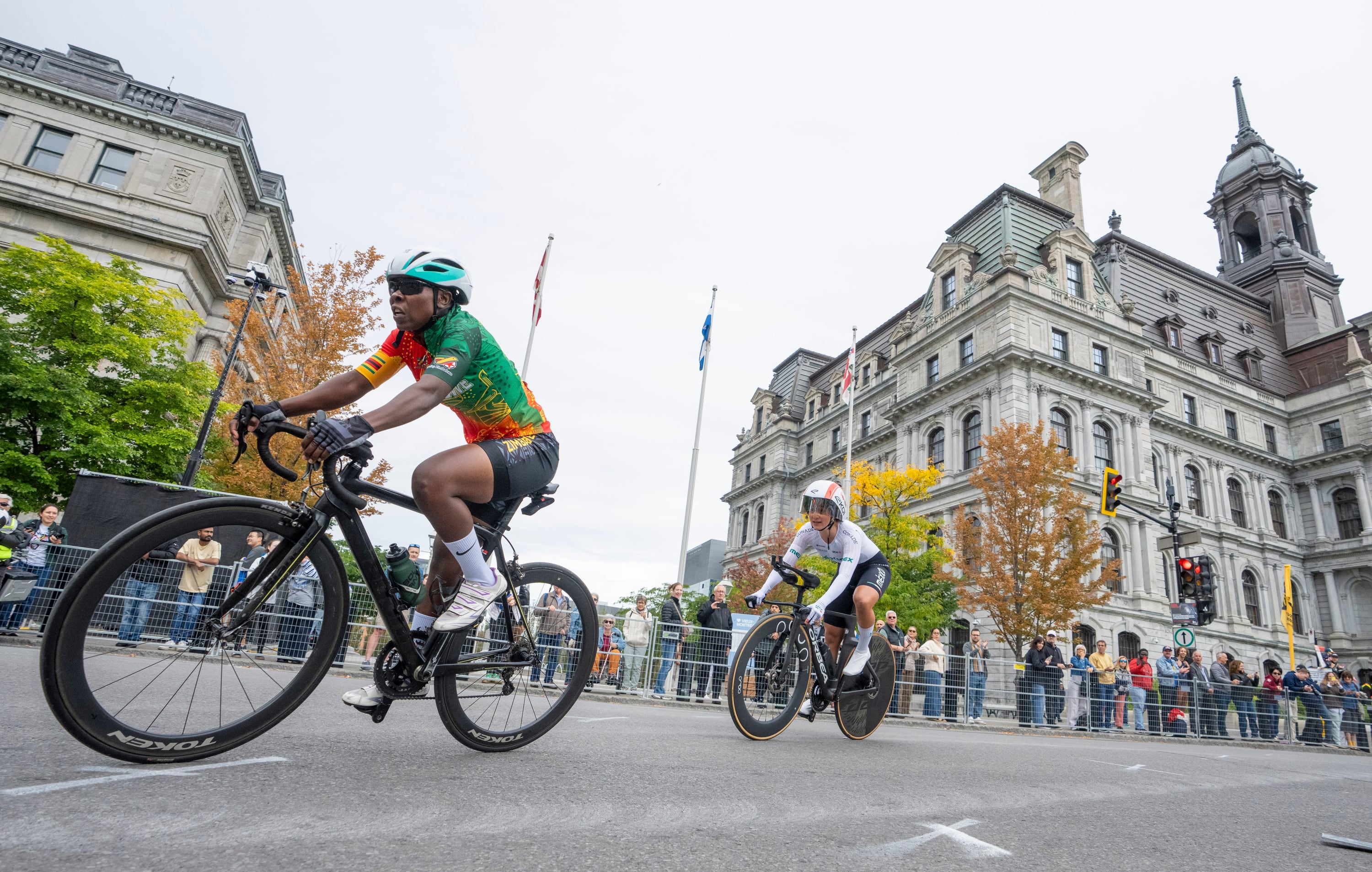 Romina Hinojosa destaca en la contrarreloj femenina del Mundial de Ruta.