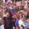Señora Lozano aclara polémica sobre letrero anti Messi; dice que solo iba a cuidar a su sobrino