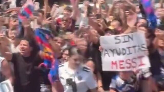 "Sin ayuditas Messi"