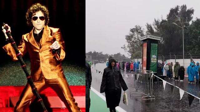 Concierto de Enrique Bunbury dejó a fans bajo la lluvia