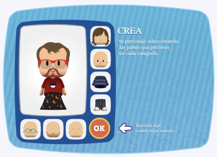 Crea tu avatar de Pocoyó