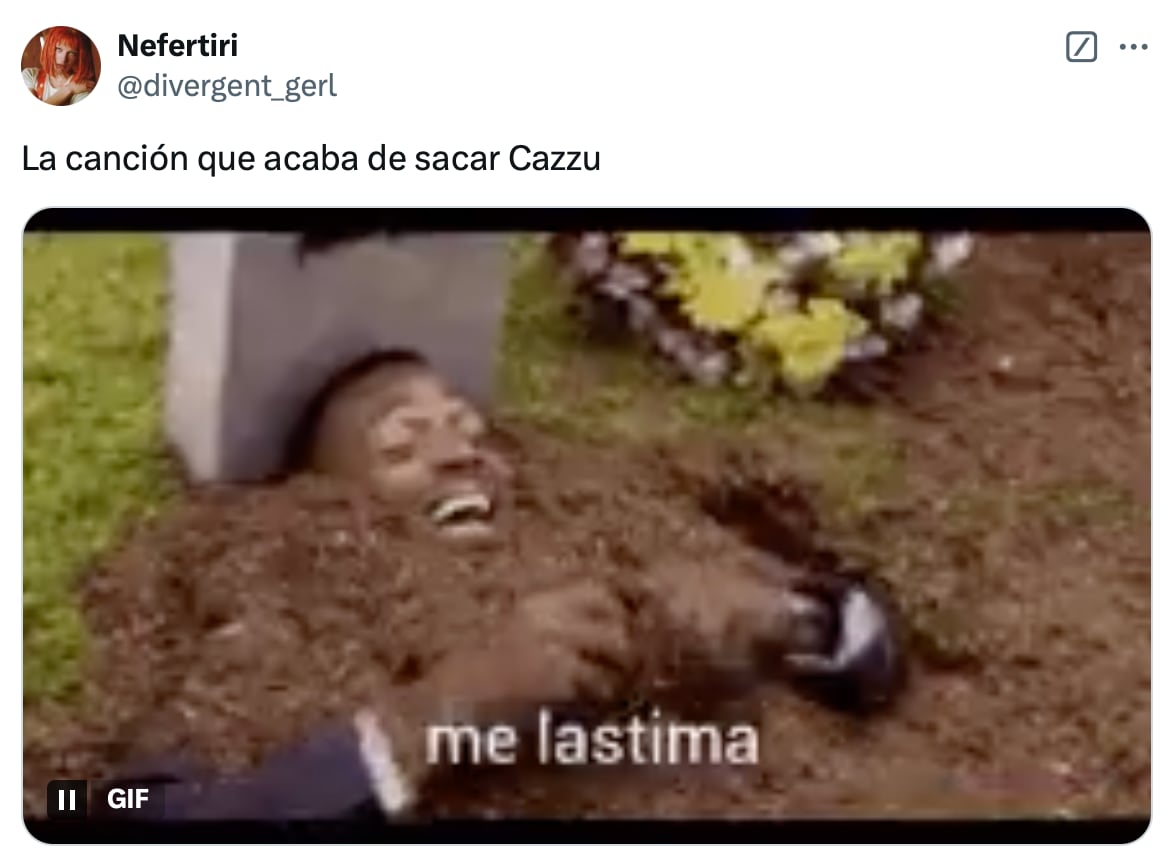 Cazzu deja memes dolidos por La Cueva