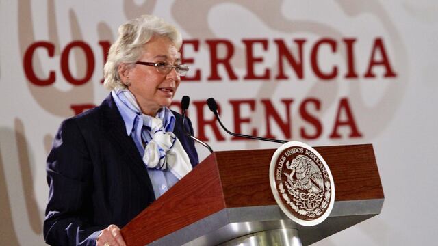 Olga Sánchez Cordero, titular de Segob