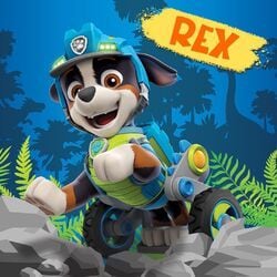 Fondos de pantalla de Rex, el cachorro de Paw Patrol en silla de ruedas