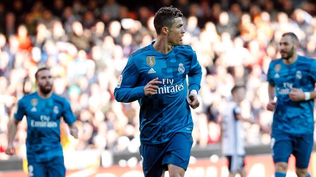 Cristiano marcó dos goles en la victoria merengue