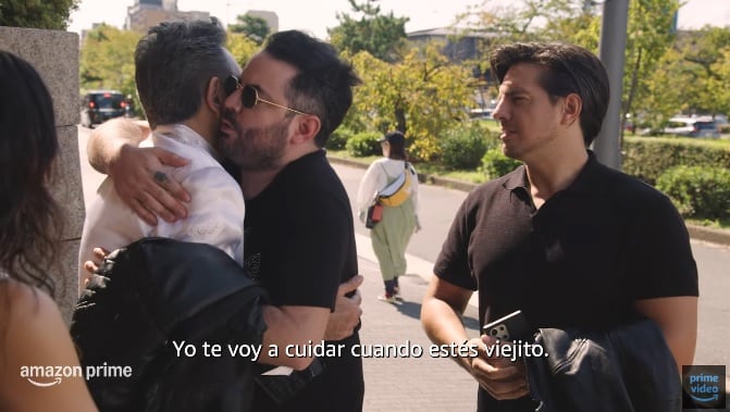 Escena de De Viaje con Los Derbez .