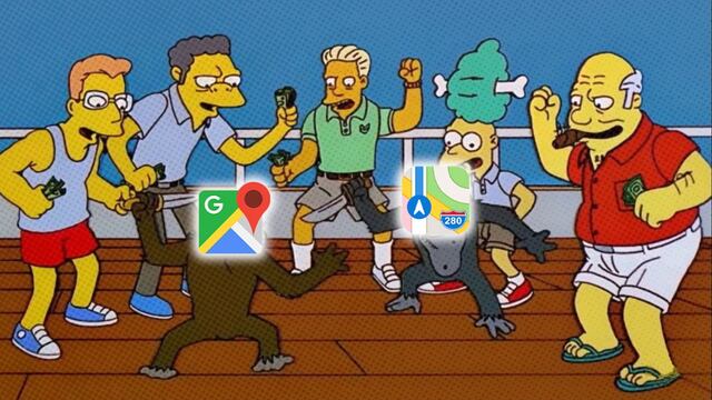 Maps de Apple vs Google Maps