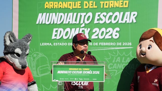 Mario Delgado da patada inicial al Mundialito Escolar 2026 con 25 mil escuelas