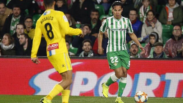Lainez jugó su segundo partido como titular.