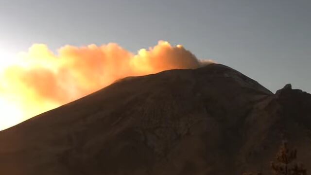 Volcán Popocatépetl el 8 de enero