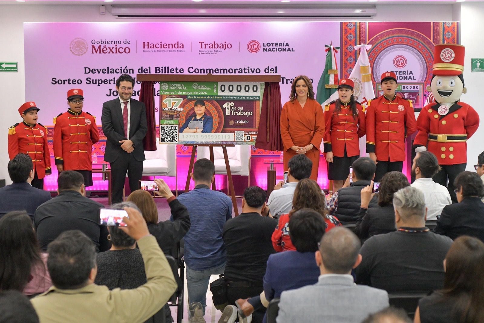 El Sorteo Superior No. 2882 conmemora la jornada laboral de 40 horas.