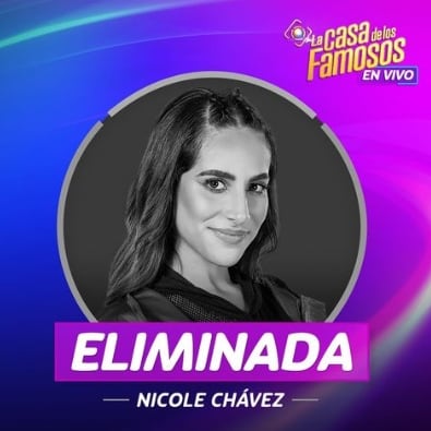 Nicole Chávez es eliminada de La Casa de los Famosos 3
