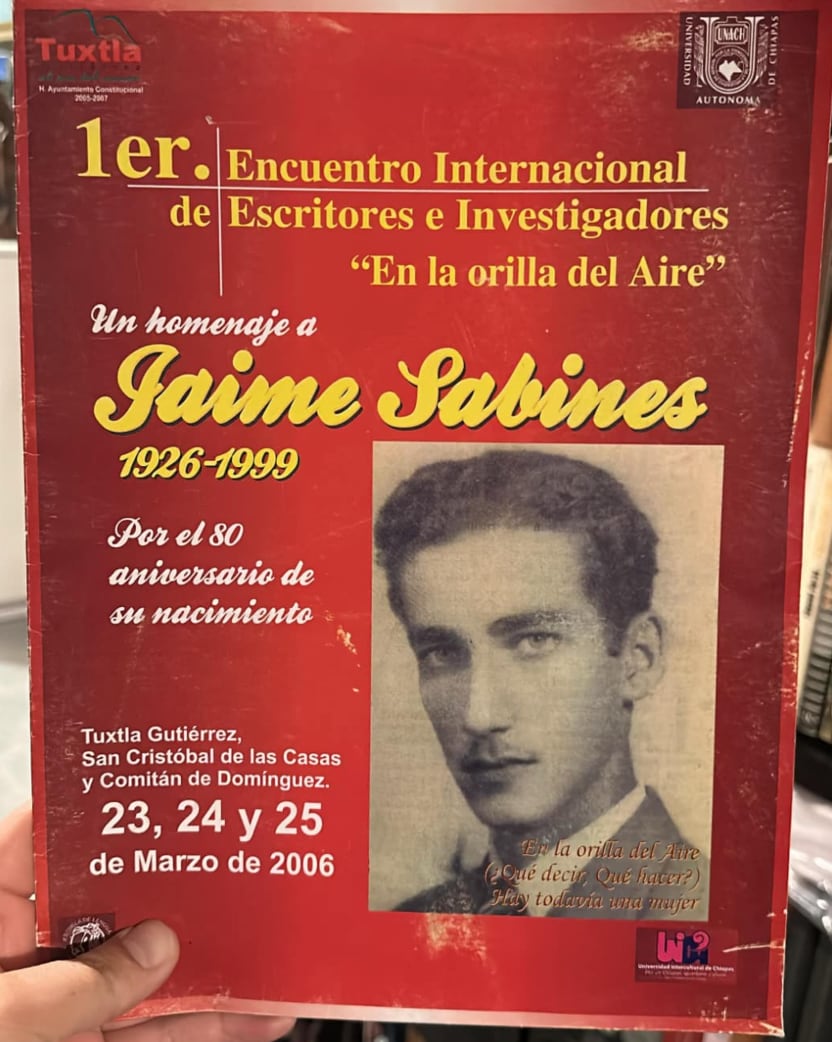 Primer Encuentro Internacional de Escritores e Investigadores “En la orilla del aire”.