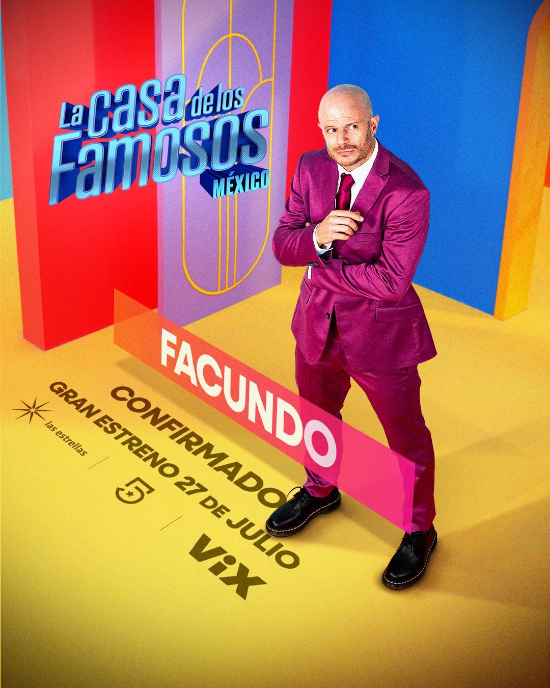Facundo es anunciado como el primer habitante de La Casa de los Famosos México 2025.