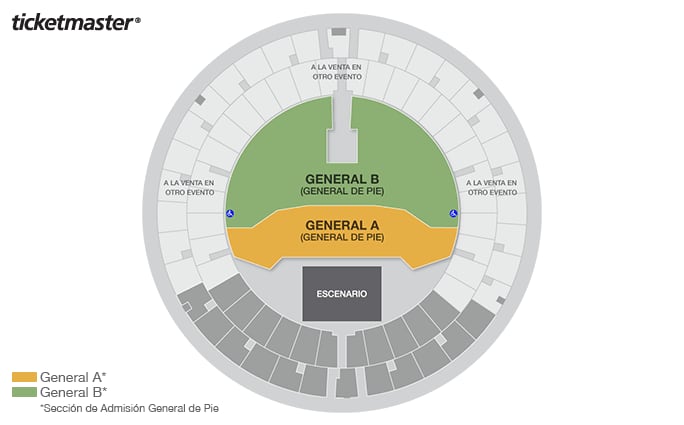 Mapa por sección Palacio de los Deportes, CDMX