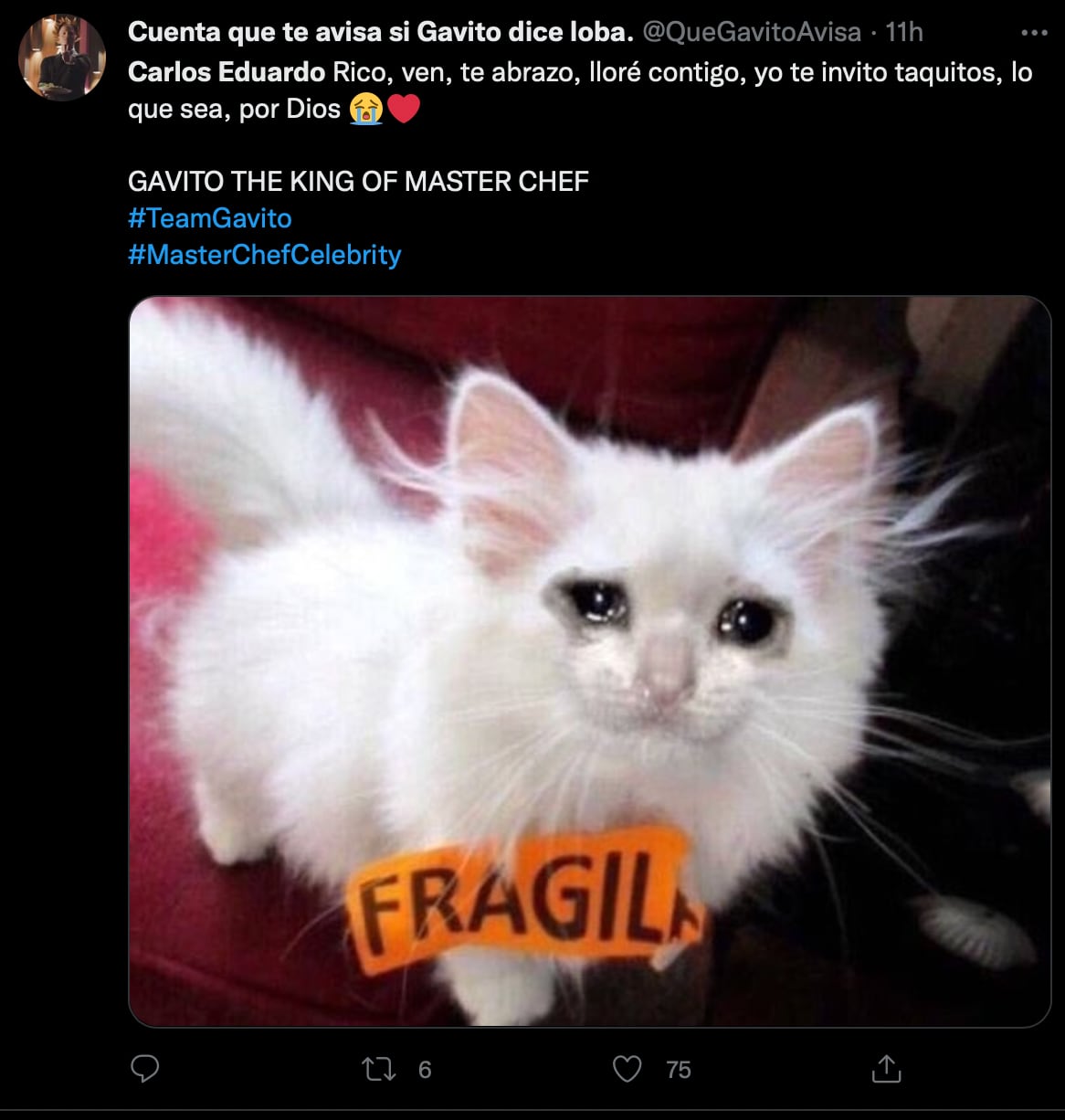 Carlos Eduardo Rico sensible conquista corazones y memes en MasterChef Celebrity