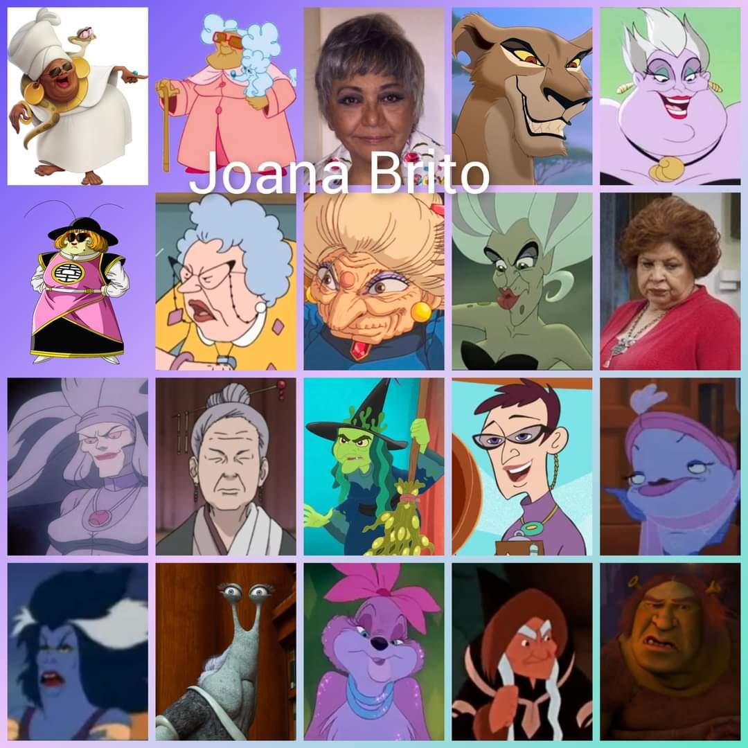Estos son los personajes a los que Joana Brito dio su voz