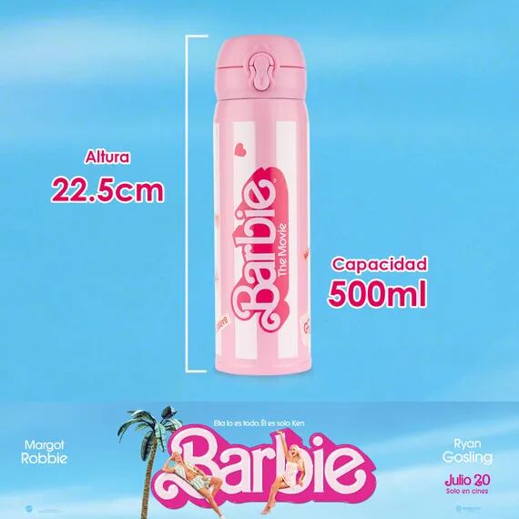 ¿Bonafont x Barbie? Este es el accesible precio del termo coleccionable