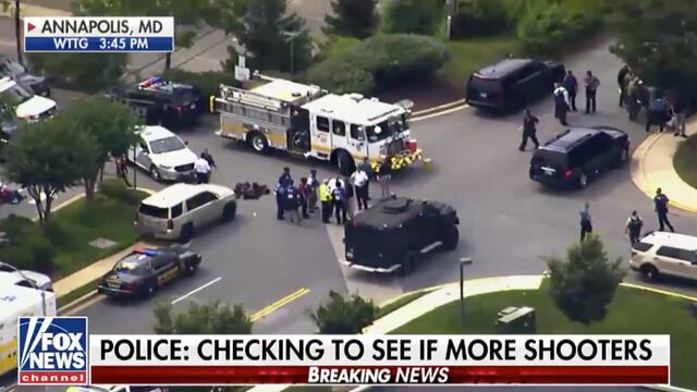 Tiroteo en el Capital Gazette en Maryland, EU