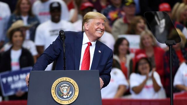 El mandatario de EU, Donald Trump.