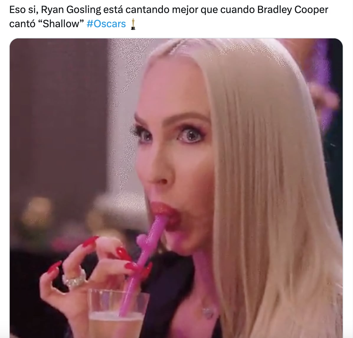 Meme de Bradley Cooper perdedor en los Premios Oscar 2024