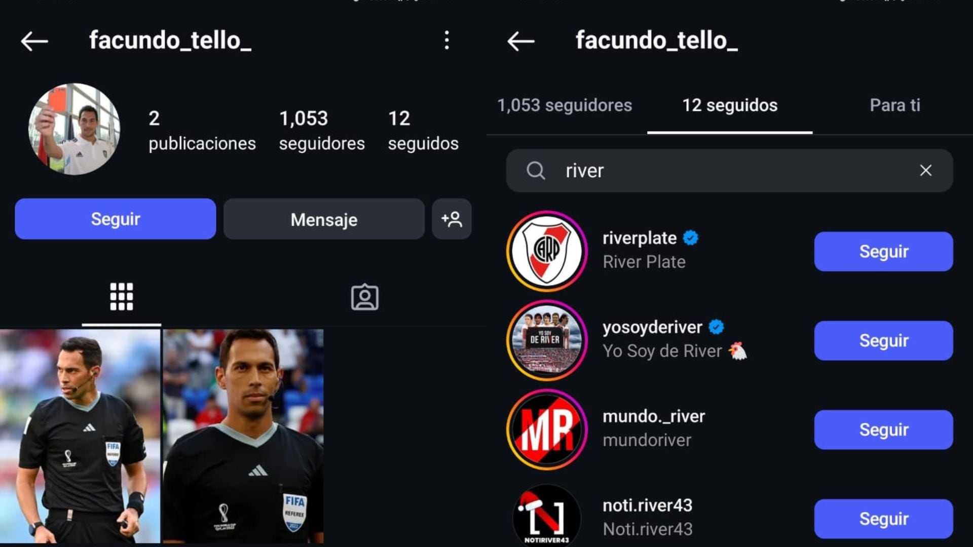 Facundo Tello, árbitro argentino que pitó el Monterrey vs Borussia.