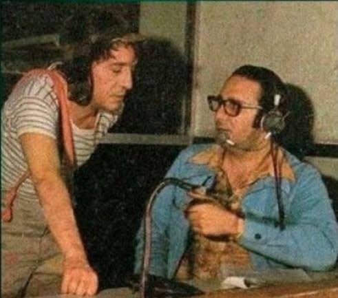 Enrique Segoviano con El Chavo del 8.