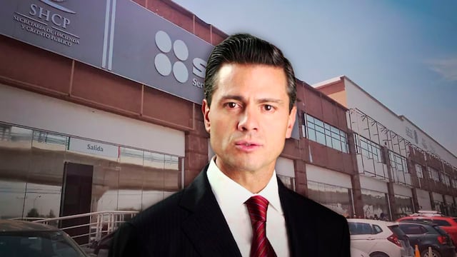 Enrique Peña Nieto es visto en las oficinas del SAT Metepec, tras su regreso a México