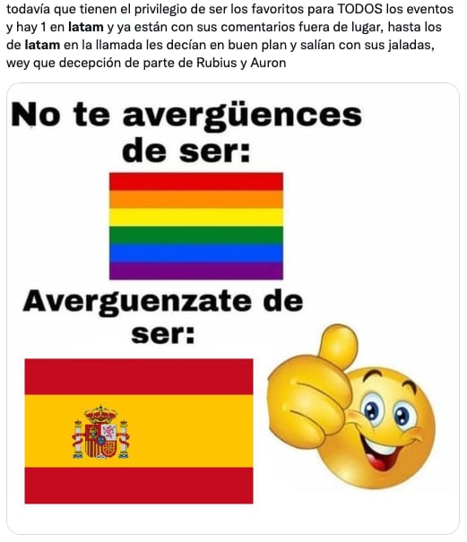 funan al Rubius y a Auron por comentarios sobre México y los Esland