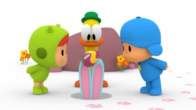 Pocoyó y el conejo de Pascua