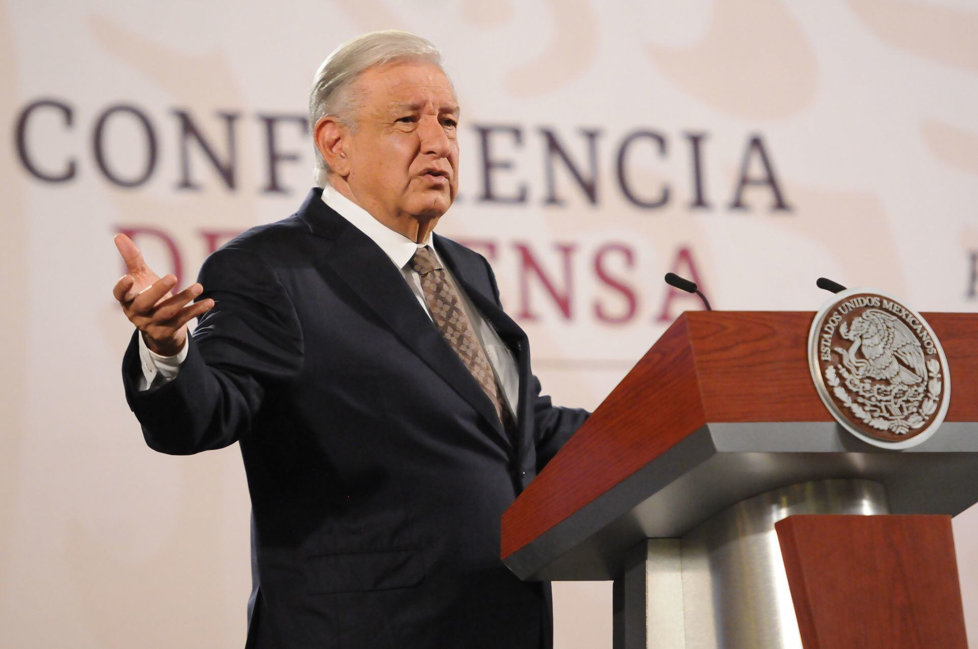 AMLO en conferencia mañanera del 24 de julio
