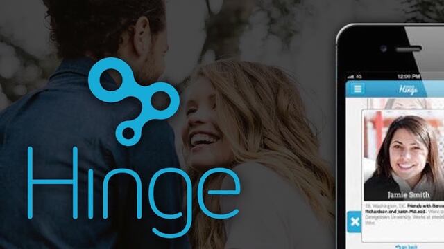 La aplicación 'Hinge'.