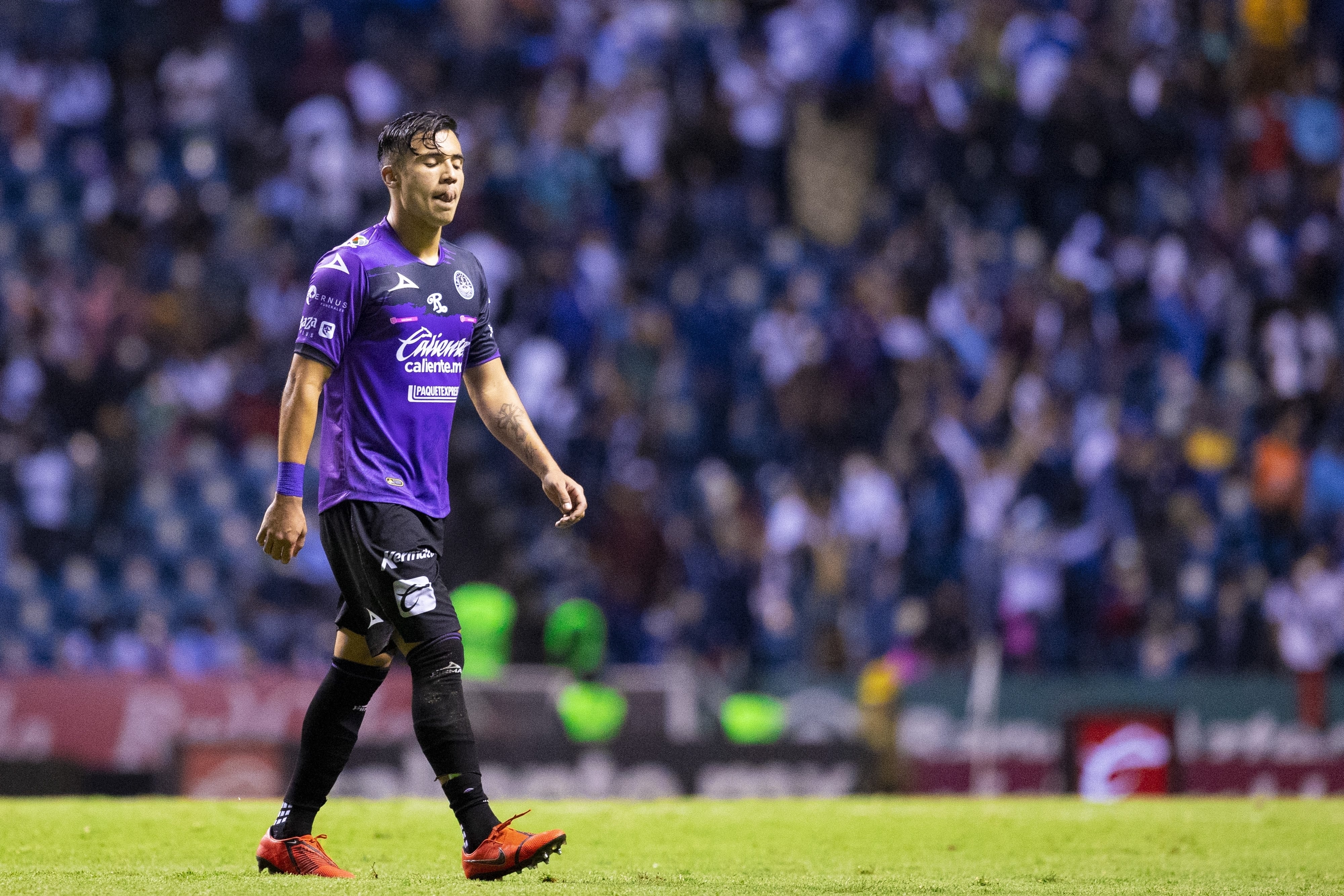 Nicolás Díaz en un partido del Mazatlán FC