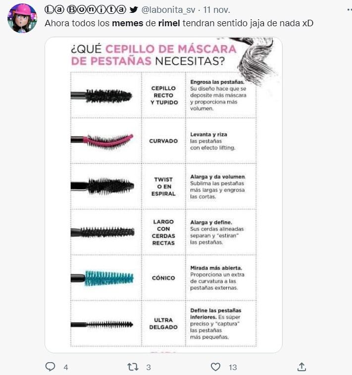 Memes de la tendencia rímel