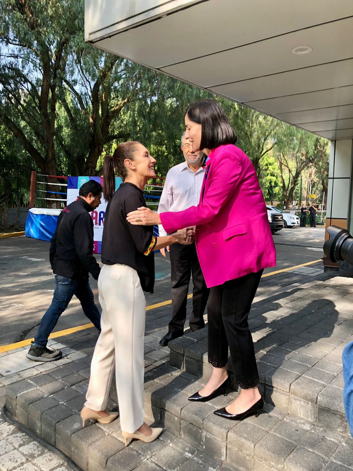Lía Limón y Claudia Sheinbaum