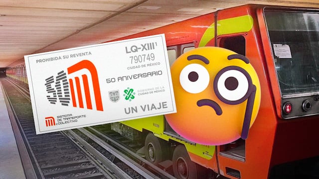 Boletos del Metro CDMX.