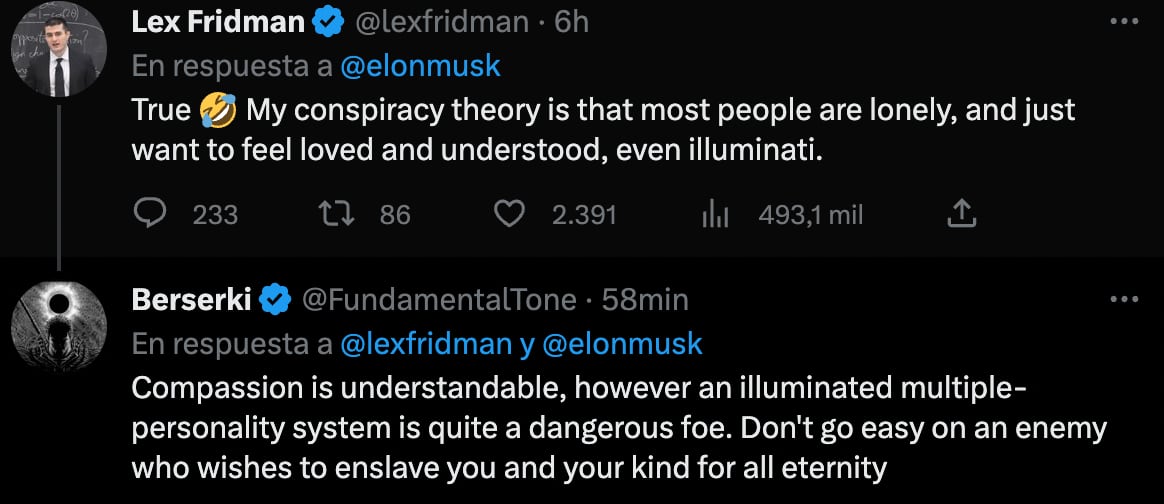 Comentarios a Elon Musk Illuminati