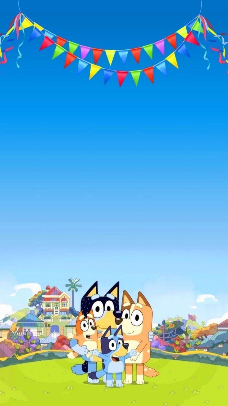 Tarjetas de Bluey para graduación