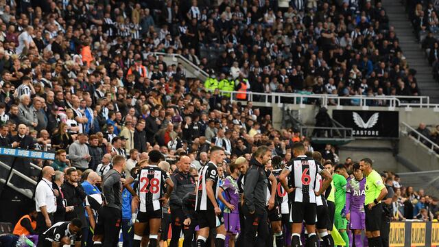 Jugadores en el Newcastle United vs Tottenham Hotspur