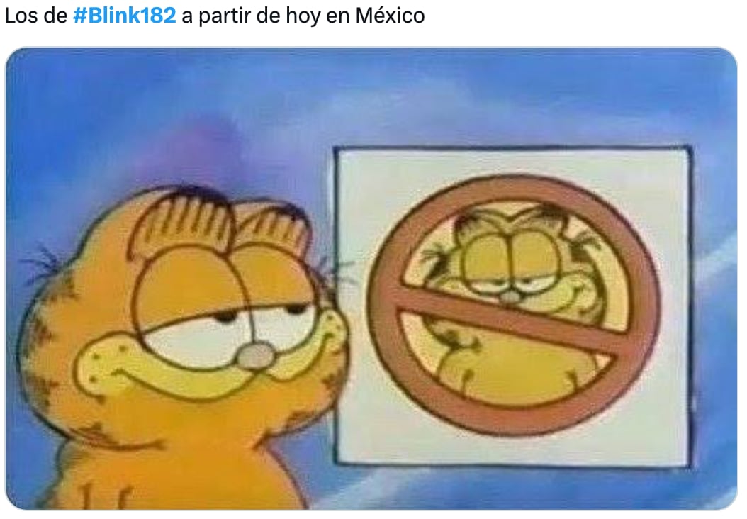 Memes de la cancelación de los conciertos de Blink 182