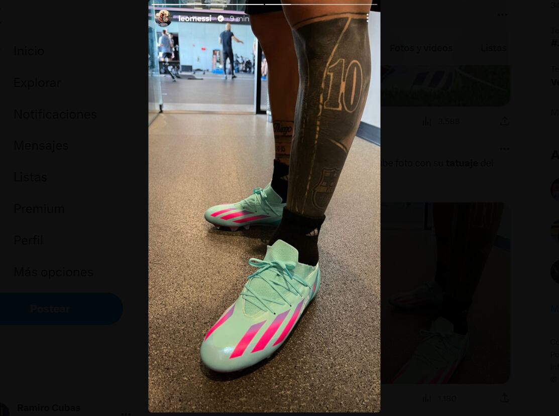 Tatuaje de Lionel Messi